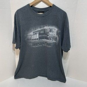 Harley Davidson Museum Graphic T-Shirt, XL, Dark Blue, Short Sleeve
